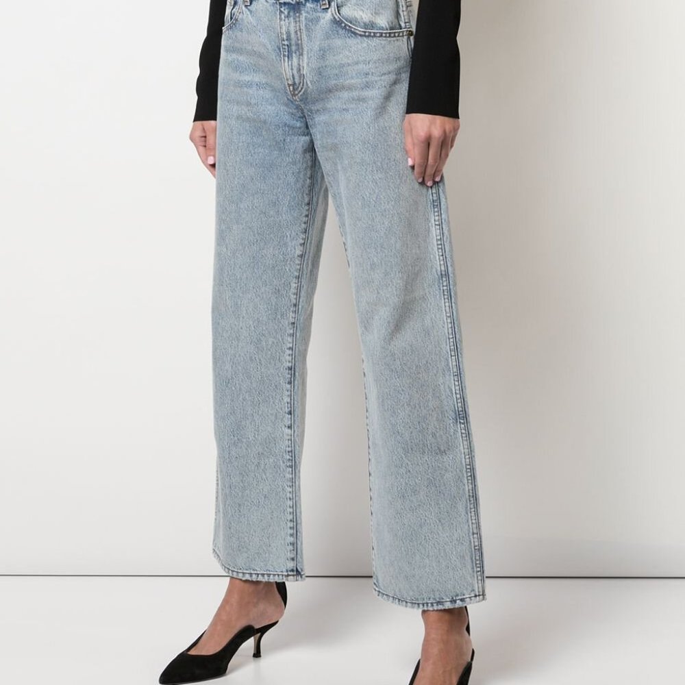 Khaite The Kerrie Mid rise relaxed fit - NWT